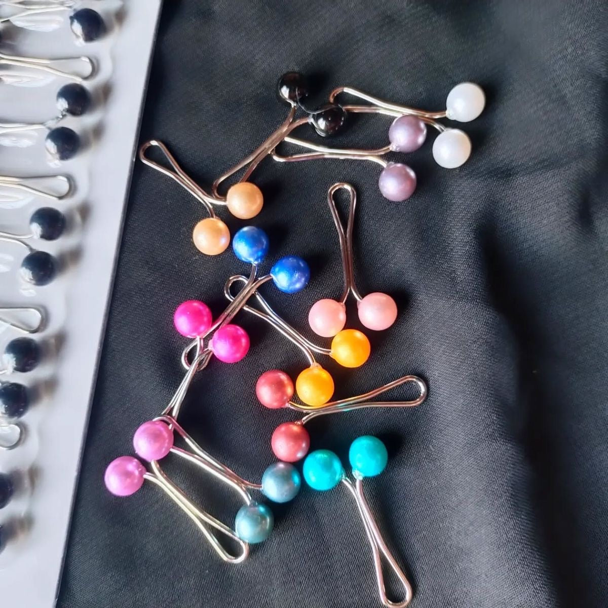 lots de 12 attaches Hijab - Anti-trou