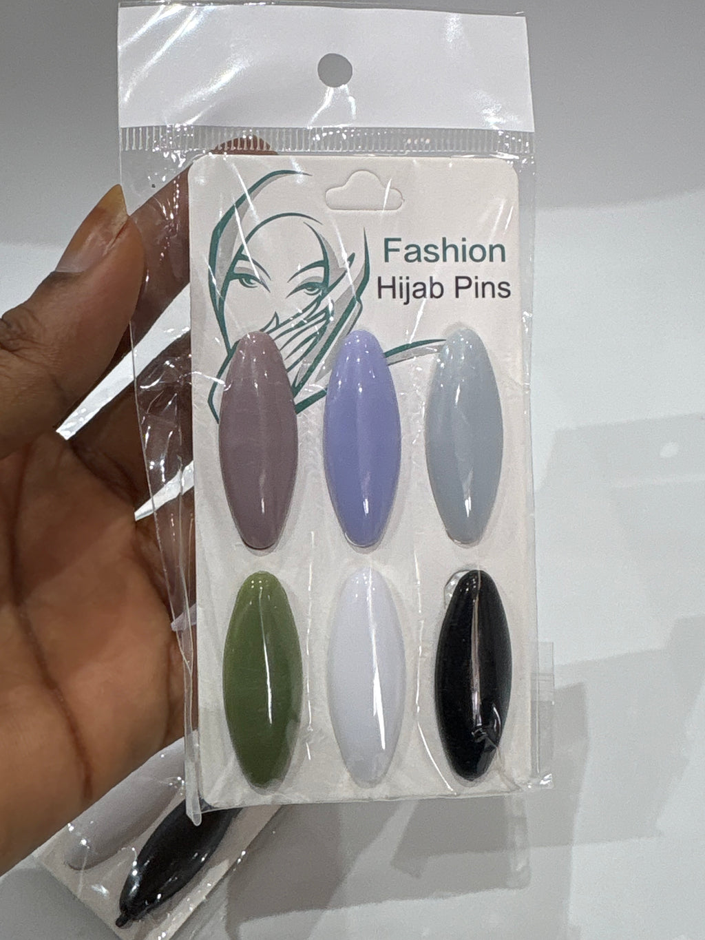Attache Hijab Élégant- 6 pcs