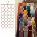 Rangement foulards mural
