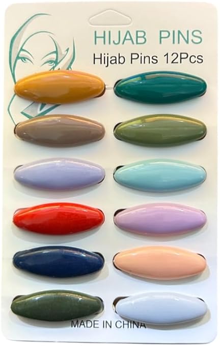 Lot de 12 attaches hijab- Nourrice